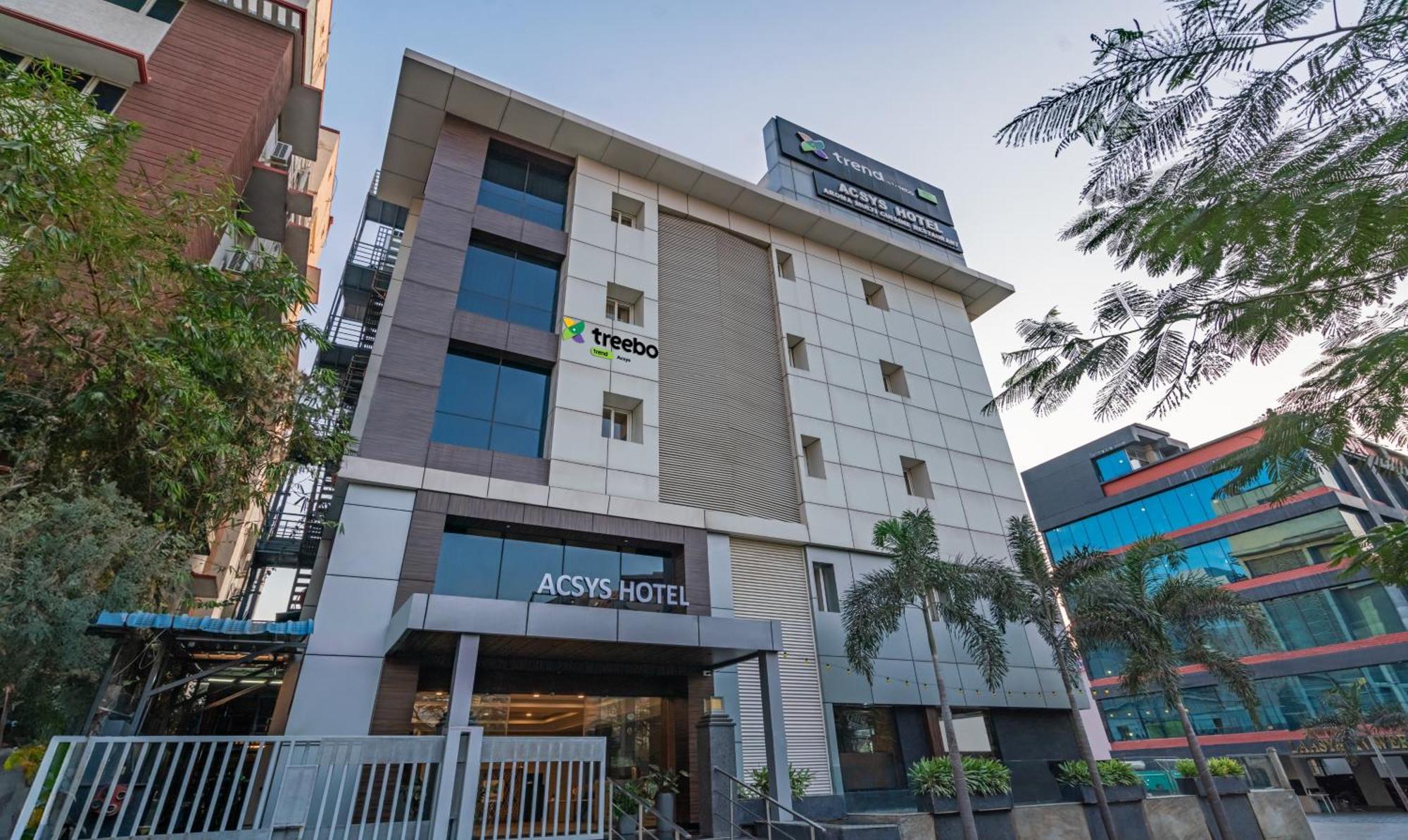 Treebo Acsys, Gachibowli Hotell Hyderabad Eksteriør bilde